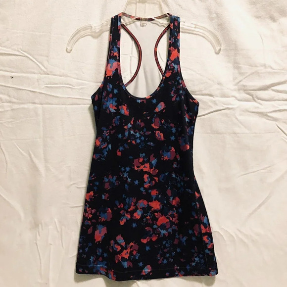 Lululemon Racerback Tank Top Splatter Design - Picture 1 of 12
